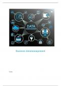 Paper Business Datamanagement HBO BIM fase 3, cijfer 7,3, 2023