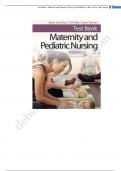 Test Bank Maternity and Pediatric Nursing 3rd Edition By Susan Ricci, Theresa Kyle, and Susan Carman