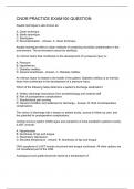 CNOR PRACTICE EXAM100 QUESTION