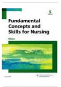 FUNDAMENTAL CONCEPTS AND SKILLS FOR NURSING 5TH EDITION BY  PATRICIA A. WILLIAMS (9780323396219) TEST BANK| TEST BANK FOR WILLIAMS’ deWit's FUNDAMENTAL CONCEPTS AND SKILLS FOR NURSING 5TH EDITION 2023/2024 (ALL 41 CHAPTERS FULLY COVERED)