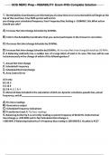 SOS NERC Prep - RElIABILITY Exam With Complete Solution(1.	The Reliability Coordinator just informed you of a slow time error correction which will begin at ...........?)