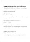 Indiana Real Estate State Exam Questions & Answers Graded A+