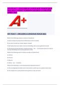 ATI TEAS 7 - ENGLISH & LANGUAGE USAGE Q&A  LATEST VERSION GRADED A UPDATED APRIL 2023