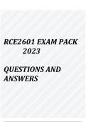 PORTFOLIO (RCE2601 Exam pack 2024)