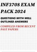 INF3708 EXAM PACK 2024