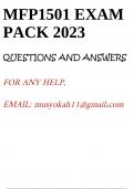 NST1501 EXAM PACK 2023