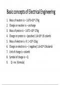 Numericals based on basic formula of EE 