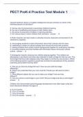 PECT PreK-4 Practice Test Module 1 Questions and Answers Graded A+