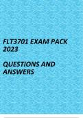 FLT3701 Exam pack 2024