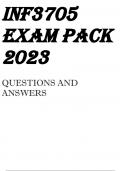 INF3705 EXAM PACK 2023