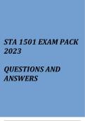 Descriptive Statistics and Probability(STA1501 Exam pack 2024)