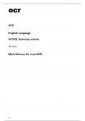 ocr AS Level English Language (H070/02) MARK SCHEME June2023.