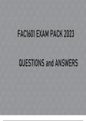 FAC1601 EXAM PACK 2023