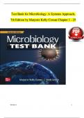 TEST BANK For Microbiology: A Systems Approach, 7th Edition by Marjorie Kelly Cowan| Verified Chapter's 1 - 25 | Complete 