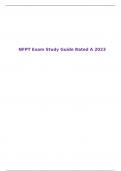 NFPT Exam Study Guide Rated A 2023