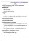 NUR 166 Exam Review 2 Questions and Answers 