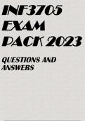 INF3705 EXAM PACK 2023