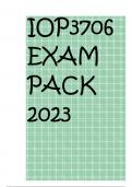 IOP3706 EXAM PACK 2023