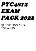 PYC4812 EXAM PACK 2023