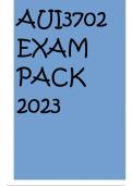 AUI3702 EXAM PACK 2023