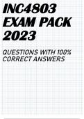 INC4803 EXAM PACK 2023