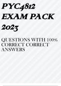 PYC4812 EXAM PACK 2023