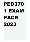 PED3701 EXAM PACK 2023