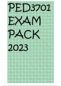 PED3701 EXAM PACK 2023