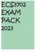 ECS3702 EXAM PACK 2023