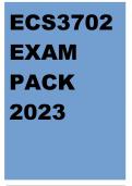 ECS3702 EXAM PACK 2023