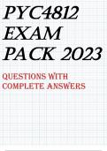 PYC4812 EXAM PACK 2023