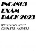 INC4803 EXAM PACK 2023