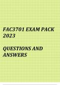 General Financial Reporting(FAC3701 Exam pack 2023)