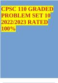 CPSC 110 GRADED PROBLEM SET 10 2022/2023 RATED 100%