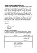 Elizabethan England GCSE notes