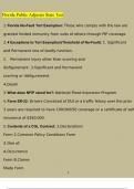 Florida Public Adjuster State Test Latest 2023/2024[100% correct answers & explanations]