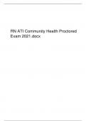 RN ATI Community Health Proctored Exam 2021.pdf
