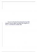 Success in Practical Vocational Nursing 10th Edition Carrol Collier Test Bank All Chapters (1-19) |A+ ULTIMATE GUIDE 2023