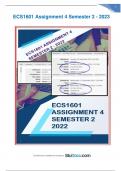 ECS1601 Assignment 4 Semester 2 - 2023
