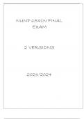 NUNP 6541N FINAL EXAM 2 VERSIONS 20232024.p