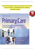 TEST BANK For Primary Care: Art and Science of Advanced Practice Nursing - An Interprofessional Approach 6th edition Dunphy| Verified Chapter's 1 - 81 | Complete