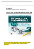 Test Bank for Microbiology Fundamentals: A Clinical Approach, 4th Edition, Marjorie Kelly Cowan, Heidi Smith, ISBN10: 126070243X, ISBN13: 9781260702439