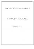 NR 511 MIDTERM EXAMS COMPLETE PACKAGE 20232024