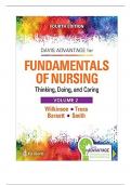 Test Bank for Davis Advantage for Fundamentals Of Nursing (2 Volume Set), 4th Edition, Judith M. Wilkinson, Leslie S. Treas, Karen L. Barnett Mable H. Smith