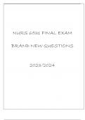 NURS 6531 FINAL EXAM BRAND NEW QUESTIONS 20232024