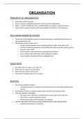 AQA GCSE Biology Combined Science - Organisation Notes