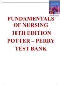 Fundamentals of Nursing 10th Edition Potter Perry Test Bank