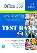 Exploring Microsoft Office 2019 Introductory 1st Edition by Poatsy Test Bank