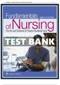 TEST BANK - FUNDAMENTALS OF NURSING (9TH EDITION BY TAYLOR)