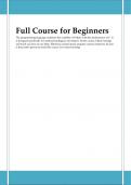 programming language Course for Beginners